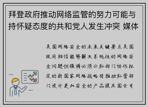 拜登政府推动网络监管的努力可能与持怀疑态度的共和党人发生冲突 媒体 拜登政府推动网络监管的努力可能与持怀疑态度的共和党人发生冲突 媒体